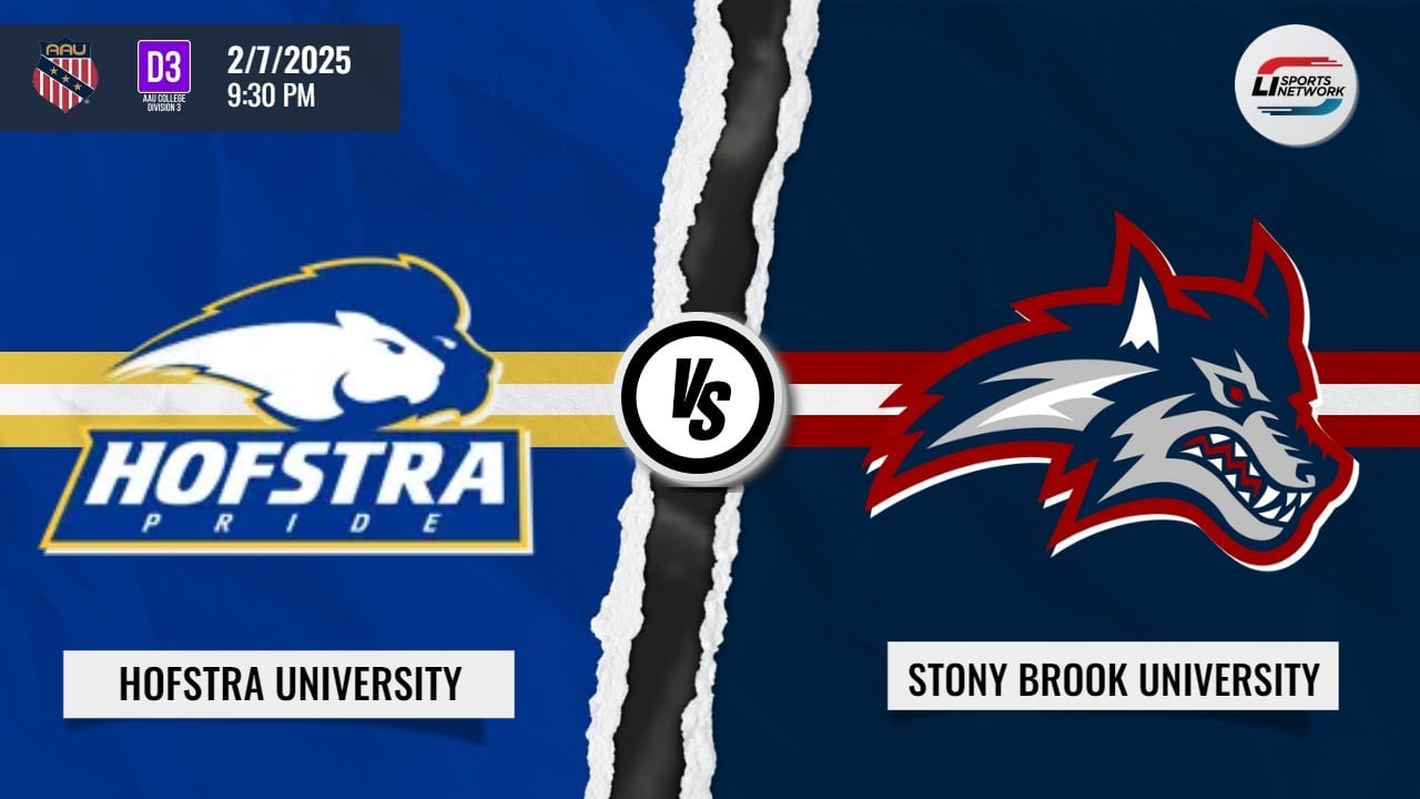 Featured image for “AAU Division 3 Mens Ice Hockey | Hofstra University vs Stony Brook University”