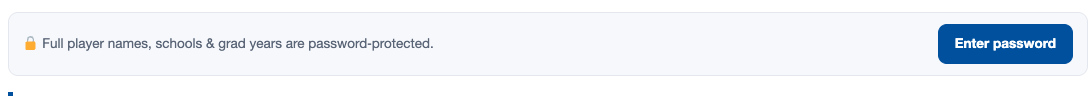 The Enter password bar